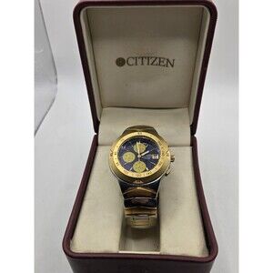 Citizen Promaster 39mm Chronograph Dive Watch + Box. New Battery. 7.25" Band